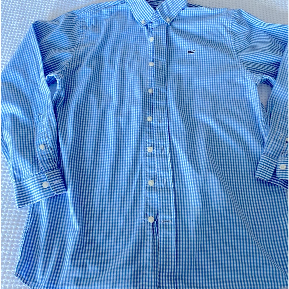 Vineyard Vine boys shirt size L